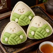 【宜焙】(隔日) 端午節粽子饅頭模 大粽包小粽 考生包中 表情三角粽饅頭模 兔子粽饅頭模 端午餅乾模
