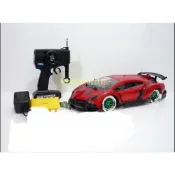 1/14(1:14)四輪驅動4WD 充電特技甩尾車／遙控車~藍寶堅尼外型