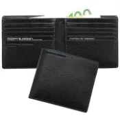 PORSCHE DESIGN 保時捷 P3320 H10 豚皮紋10卡短夾皮夾