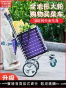 最佳優品 【可打統編 超低價】便攜購物爬樓梯買菜車小拉車家用折疊輕便大輪拉桿拖車老人手推車