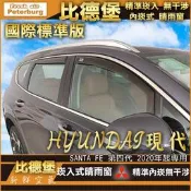 【短截式】比德堡崁入式晴雨窗 現代HYUNDAI SANTA FE 第四代 2020年起專用