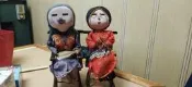 古早手工搖搖椅老夫妻布偶擺飾 慈祥爺爺奶奶公仔 居家裝飾獨特禮物
