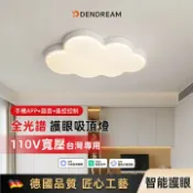貓與鼠百貨店 臺灣110V寬壓超亮主臥室餐廳書房陽臺燈 已接入米家APP智能吸頂燈