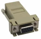 DB9母轉RJ45 8P8C RS232串口轉接頭 5入/包(含稅)【佑齊企業 iCmore】