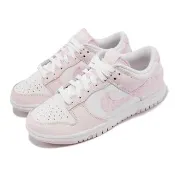 【NIKE 耐吉】休閒鞋 Wmns Dunk Low 女鞋 純潔白 櫻花粉 低筒 經典 變形蟲 運動鞋(FD1449-100)