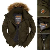 DryDog 跩狗嚴選 跩狗嚴選 極度乾燥 Superdry Windbomber 防風 風衣 毛可拆 外套 超細纖維 三排拉鍊 軍綠
