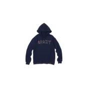 (店+)CTHD20AU3002-NY CLOT CLOTTEE 救世軍系列 拼接字母連帽衛衣 男款 藏青色