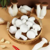仿真模型 仿真蔬菜 假水果 仿真雙孢菇模型杏鮑菇蘑菇菌菇類假果蔬拍攝道具幼兒園認知教具