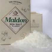 【松鼠的倉庫】英國 Maldon 馬爾頓天然海鹽 金字塔鹽 英國皇室御用 MALDON SEA SALT 125g原裝