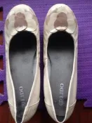 【出清】專櫃LIDO米白色包鞋 ( 全新 SIZE：40 )