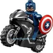 [樂高小人國] LEGO 樂高超級英雄 復仇者聯盟2 76032 Quinjet 昆式戰機 美國隊長人偶+重型機車