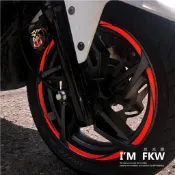 反光屋FKW 適用於 JET-S JETS SYM 輪框貼 反光輪框貼紙 輪圈貼紙 反光貼紙 1車份 防水耐曬高亮度