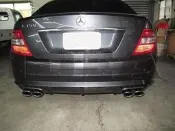 泰山美研社全新BENZ W204 C63 AMG樣式後保桿PP材質 c300 c280 c200 c240