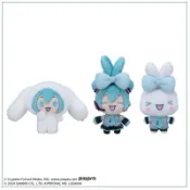 ❤Lika小舖❤初音大耳狗 日本正版現貨 三麗鷗景品玩偶布偶娃娃 聯名款玩偶吊飾 初音吊飾ミク ✕シナモロール三麗鷗布偶