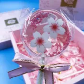 星空創意網紅櫻花棒棒糖，海豚、黃鴨、玫瑰，超級可愛又討人喜歡的女生零食。