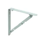 【特力屋】折合式置物支架 白色 8二入 適用層板 深25cm