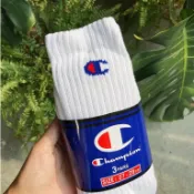 {XENO} 現貨 Champion 日版 crew socks c logo 長襪 襪子 純棉 厚底 毛巾底 3入