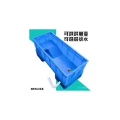 (店+)熱銷  適配陽臺 白色週轉箱 加厚塑料箱 大號膠箱 工具箱膠筐物流箱長方形養龜