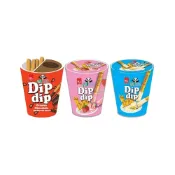 (店+)Dip dip 沾醬巧克力棒餅 30g(巧克力 草莓 香草 樂搖搖沾醬 沾醬餅乾)