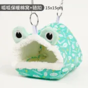 設彩品牌旗艦店 鸚鵡吊床 鸚鵡帳篷 鸚鵡窩 寵尚天珍珠鳥虎皮鸚鵡保暖棉窩鳥窩舒適小鳥窩吊窩吊床三角窩鳥巢『FY02102』