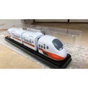 【Q版 火車模型】台灣高鐵 700T 迴力小列車 (透明壓克力盒裝)