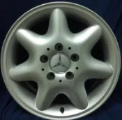 5孔112 16吋賓士BENZ  W203原廠鋁圈 WS【益和輪胎】