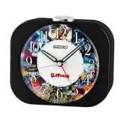 大高雄鐘錶城 seiko SK037 精工鐘(QHE913K) 超人力霸王聯名 鹹蛋超人 時鐘 鬧鐘 9.9*11.3*4.6cm｜樂天領券現折★全館特惠中★指定刷卡回饋10%