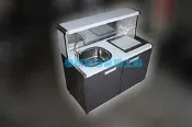 免運◎《華新烏日高鐵工廠》◎【水槽 瀝水盤 木門冷飲工作吧台】咖啡店 冷飲 飲料 裝潢