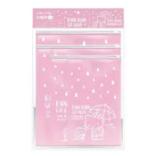御衣坊HelloKitty夾鏈袋(下雨款)綜合10入(5種尺寸各2個)三麗鷗Sanrio授權【小三美日】DS009381