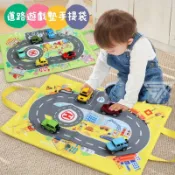 【台灣出貨】【道路場景遊戲墊手提袋/5款式】交通場景 停車場場景 城市樂園遊戲墊 可愛提袋 玩具車收納 交通遊戲墊
