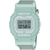 【CASIO 卡西歐】G-SHOCK WOMEN 尼龍錶帶纖薄輕巧電子錶-2款可選 情人節 送禮(GMD-S5600CT系列)