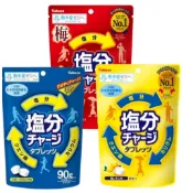 現貨日本Kabaya 鹽分補給錠塩分チャージ熱中症對策鹽糖電解質補充檸檬運動飲料沖繩限定夏日必備補水補鹽原味金桔