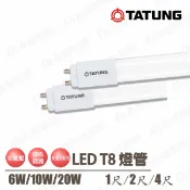 永光照明 🚚大同TATUNG LED 日光燈管 T8燈管 1尺6W 2尺10W 4尺20W 超省電玻璃燈管 全電壓