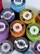 德州撲克陶瓷籌碼摜蛋專業有面值高端39mm德撲籌碼幣套裝棋牌室 🌟