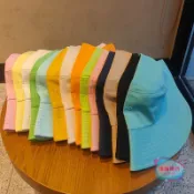 客製化 素色漁夫帽 訂製刺繡LOGO 日系韓版潮流 春夏遮陽帽 男女通用 糖果色盆帽 客製化禮物 漁夫帽 訂製帽