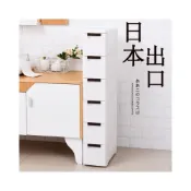 (店+)日式收納櫃 抽屜式收納櫃 夾縫收納櫃 衛生間側邊縫隙櫃 多層收納櫃 廚房20cm超窄收納櫃