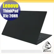 【Ezstick】Lenovo X1c 20HR Carbon黑色立體紋機身貼 (含上蓋貼、鍵盤週圍貼) DIY包膜