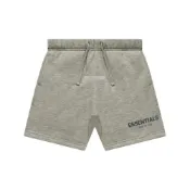 (店+)FOG-FW21-160 Fear of God Essentials FW21 Logo抽繩運動短褲 兒童款