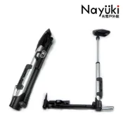 GIYO 攜帶型自行車打氣筒(GM-71) 《名雪購物》台灣製 美/法嘴適用 140PSI 附壓力錶 打氣筒 高壓打氣筒