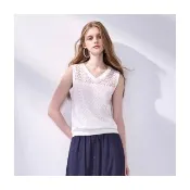 【Le Polka】法式幾何蕾絲背心-女