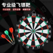 飛鏢套裝 飛鏢盤 飛鏢靶 飛鏢用品 飛鏢盤套裝 標針盤 飛鏢盤套裝家用室內訓練兒童玩具飛標盤成人雙面針式飛鏢靶盤安全