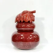 (店+)【御古齋】花梨木 葫蘆 聚寶盆 存錢筒 福祿納財 迎財納福 開運帶財 裝飾擺件 0806