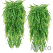 新品批發價人造壁掛 波斯草藤條 假植物 波士頓蕨類假藤蔓掛 常春藤裝飾花 牆壁掛飾 假葉子