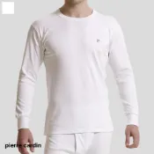 【Swan 天鵝內衣】【pierre cardin 皮爾卡登】厚暖棉排汗圓領長袖-E1250PS