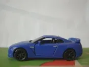 24小時發貨】1/64 MAJORETTE 日產 NISSAN GTR GT-R R35 消光藍