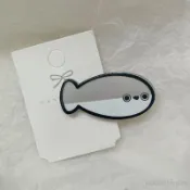 臺灣出貨 薩卡班甲魚表情髮夾ins側邊搞怪可愛劉海趣味學生髮卡卡通頭飾 发夹 夹子 头饰 刘海夹 一字夹