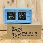 日本🇯🇵 奈良美智 WALK ON 翻頁時鐘 翻頁鐘  Nara Yoshitomo 藍色 白色 現貨