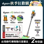 Dyson V12 SV46 Detect Slim Fluffy智慧輕量吸塵器/除蟎機 寵物家庭推薦【會員領券再折】