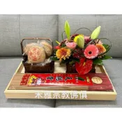 【禾雅二館】松木四角禮盤~ 長47.5公分，寬34公分，高5公分，可放整箱飲料售價$400~500元 行臺接駕,神明用品