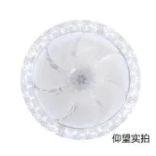 【3C驗證】新款e27螺口水晶風扇燈led家用臥室廚房遙控吸頂吊扇燈中山燈具電風扇 落地扇 吊扇 壁扇 工業風扇